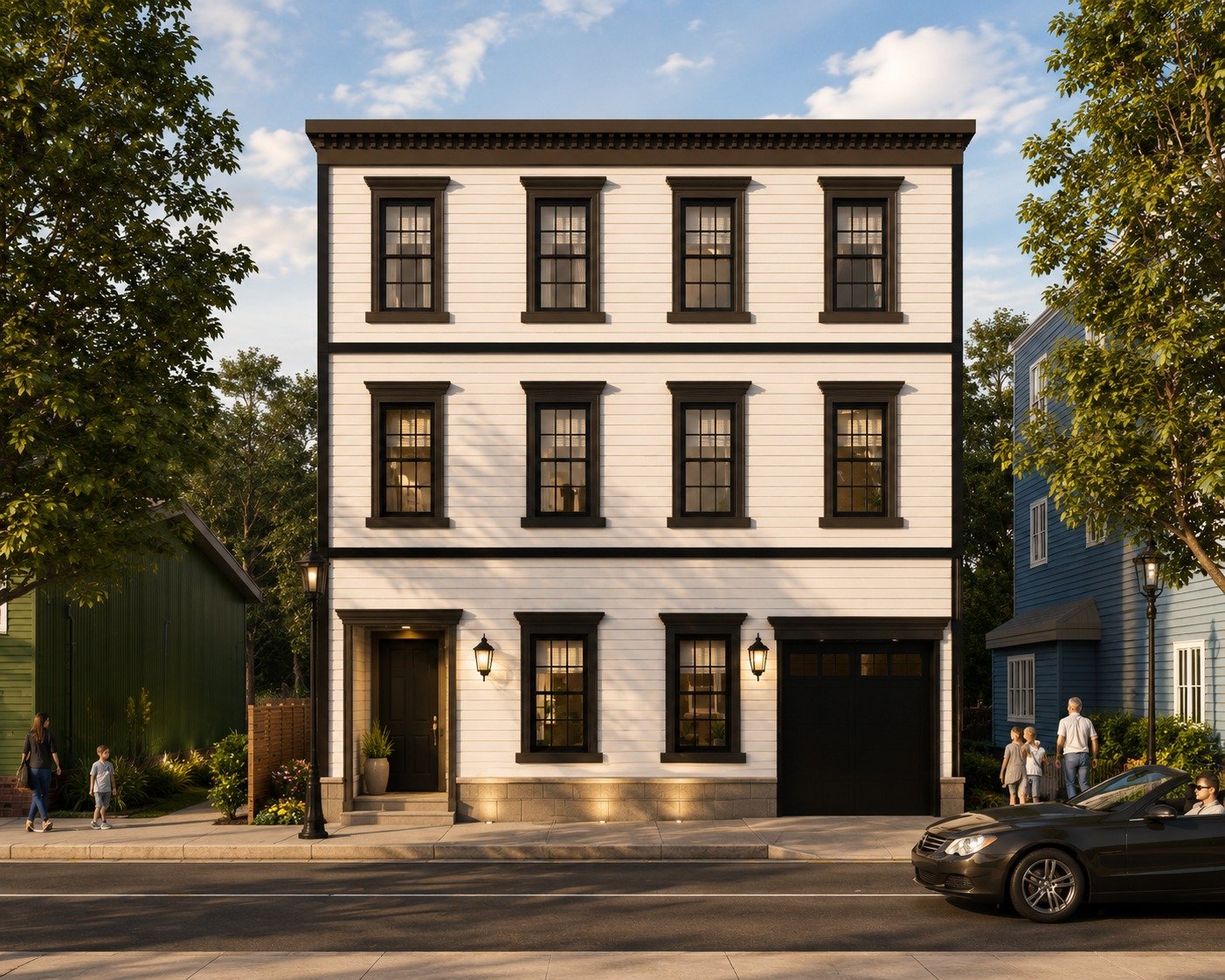 Render Casa Urbana