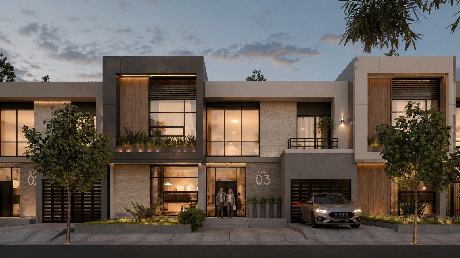 Render Casas en Conjunto
